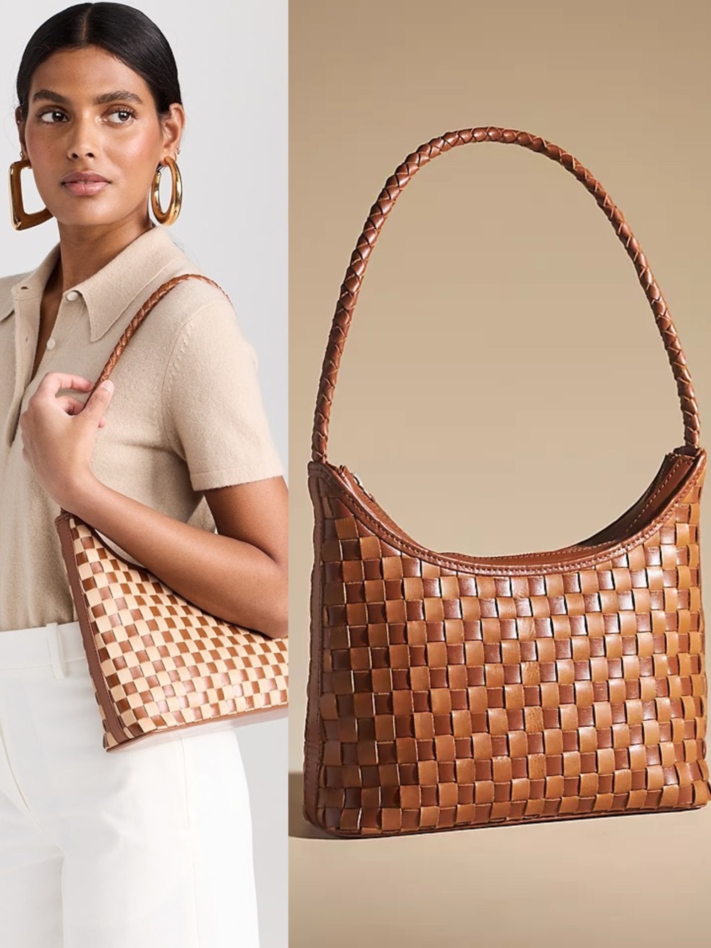 Bembien Marni Small Bag - copper x sienna check